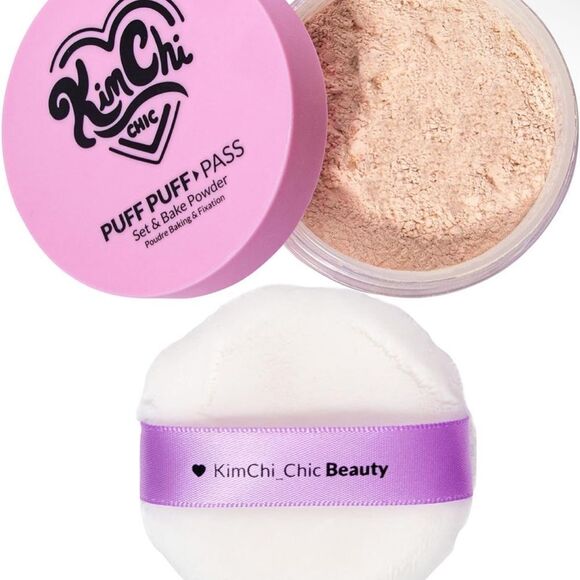 Kimchi Chic Beauty Puff Puff Pass Set and Bake Setting Powder for Makeup w/ Poof - Picture 7 of 7